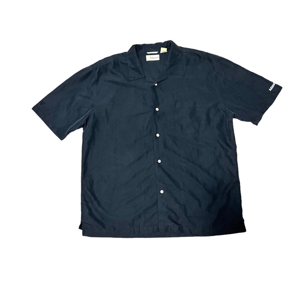 Cubavera Black Button Down Short Sleeve Shirt size XL - Picture 2 of 8